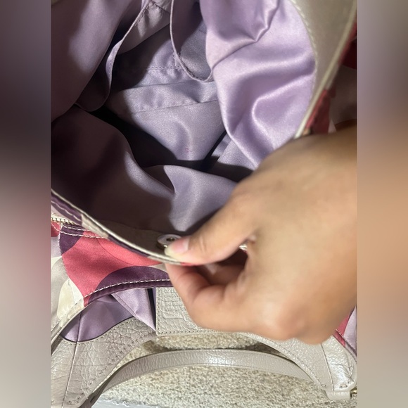 Coach Madison Maggie Op Art Shoulder Bag 18764 - Picture 8 of 12